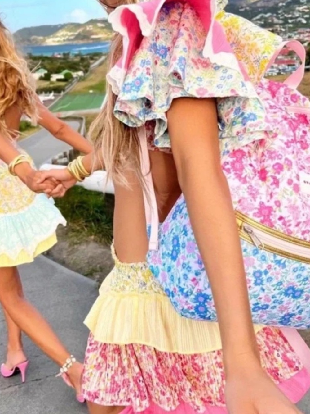 LOVESHACKFANCY Top and Skirt Set
